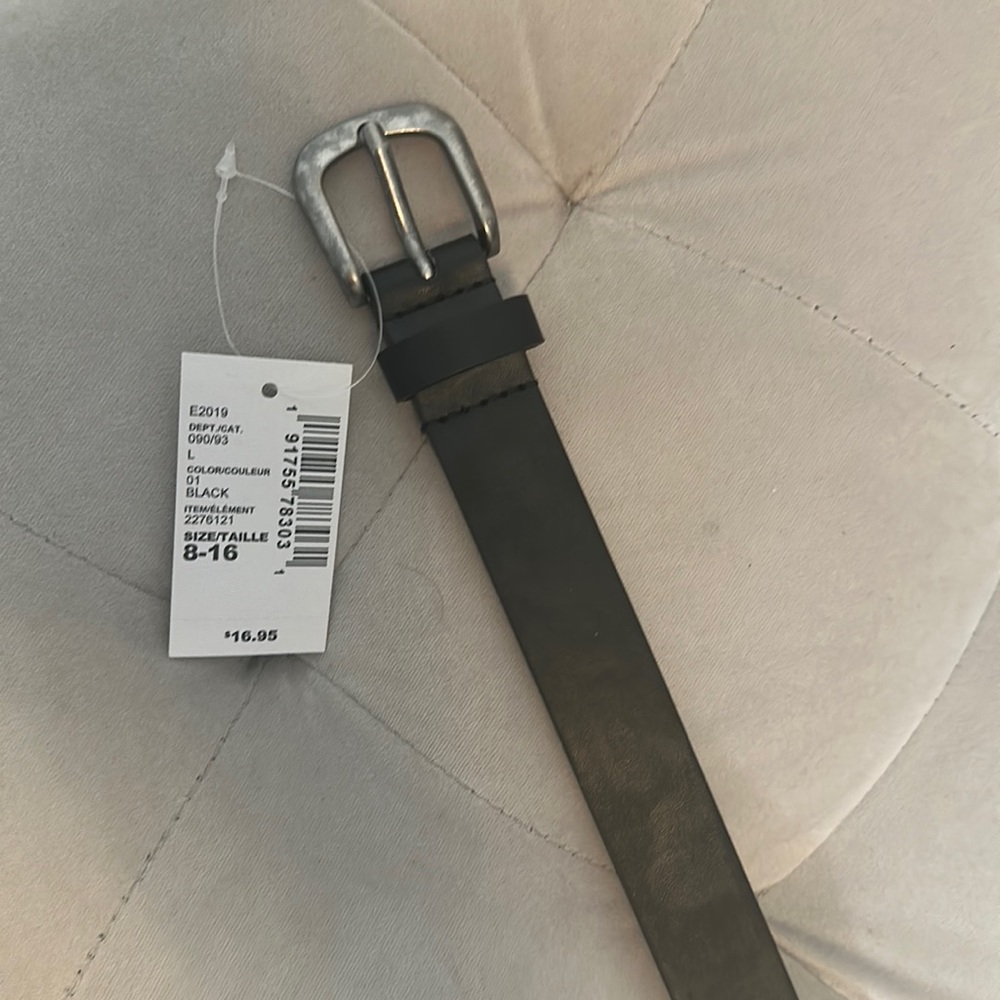 Children’s Place - Boys - Black Belt - sizes 8-16